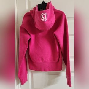 Hot Pink Lululemon Zip Thick Scuba Hoodie Size 4